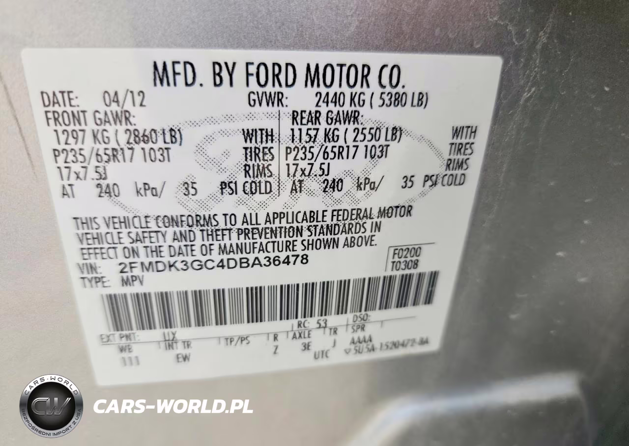 2013 Ford Edge Se VIN:2FMDK3GC4DBA36478 - 13