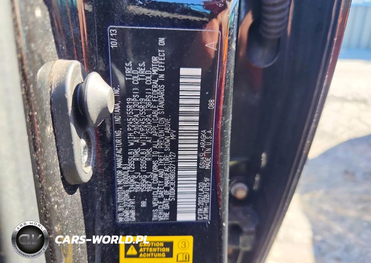 2013 Toyota Highlander Limited VIN:5TDDK3EH8DS271127 - 13