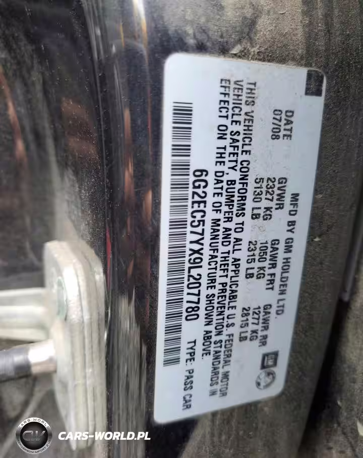 2009 Pontiac G8 Gt VIN:6G2EC57YX9L207780 - 12