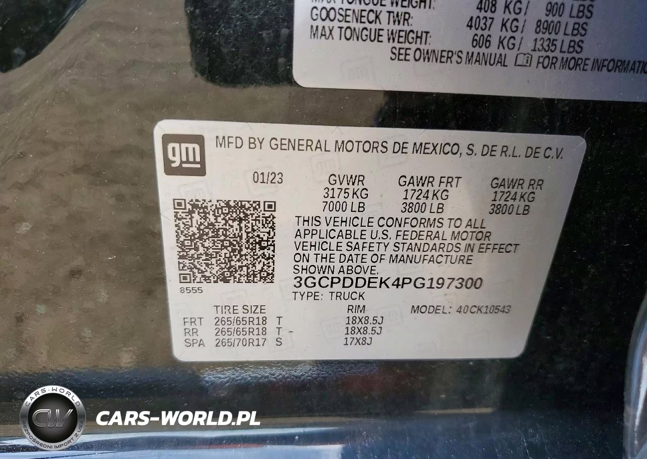2023 Chevrolet Silverado K1500 Lt VIN:3GCPDDEK4PG197300 - 13