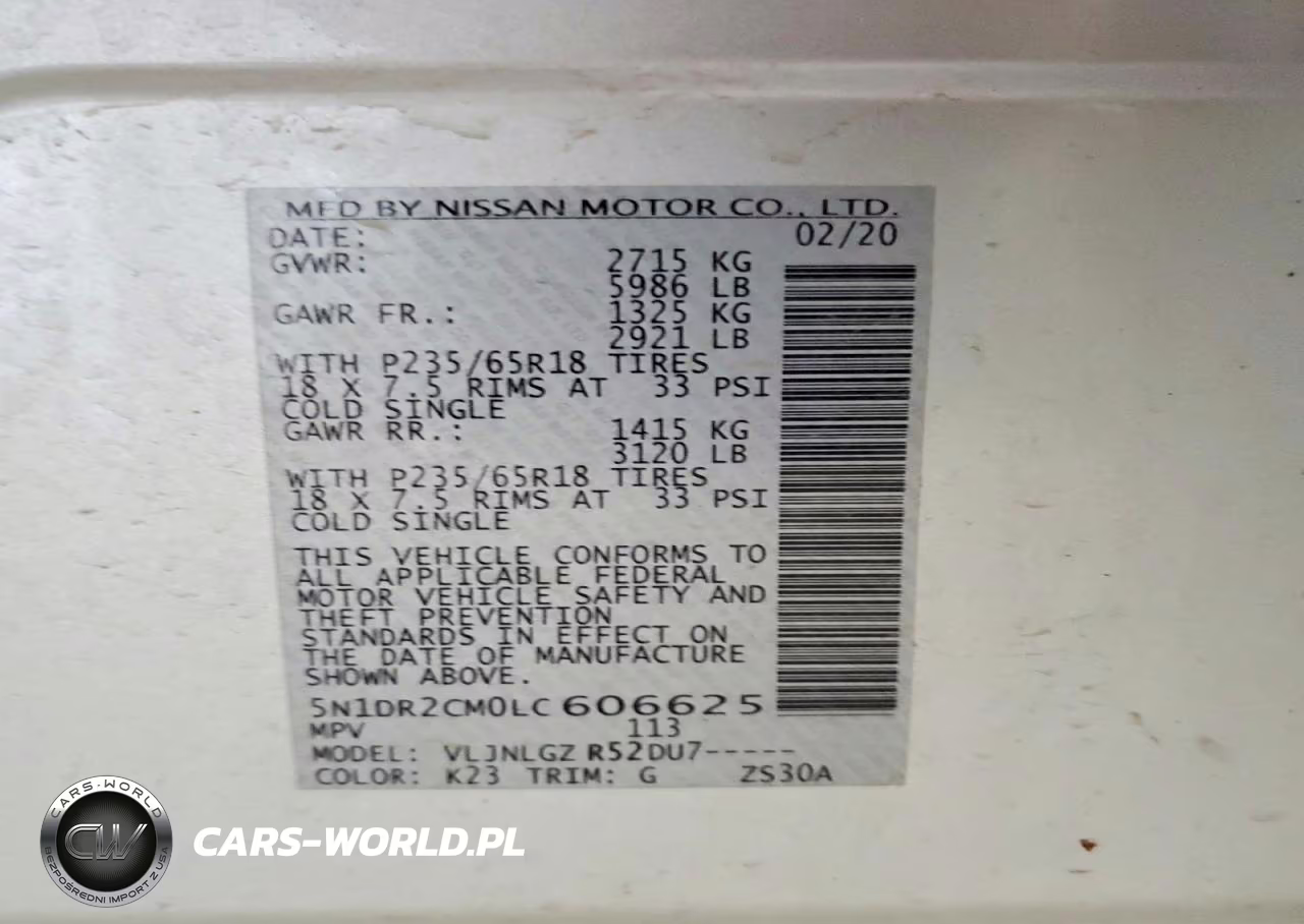 2020 Nissan Pathfinder Sl VIN:5N1DR2CM0LC606625 - 13