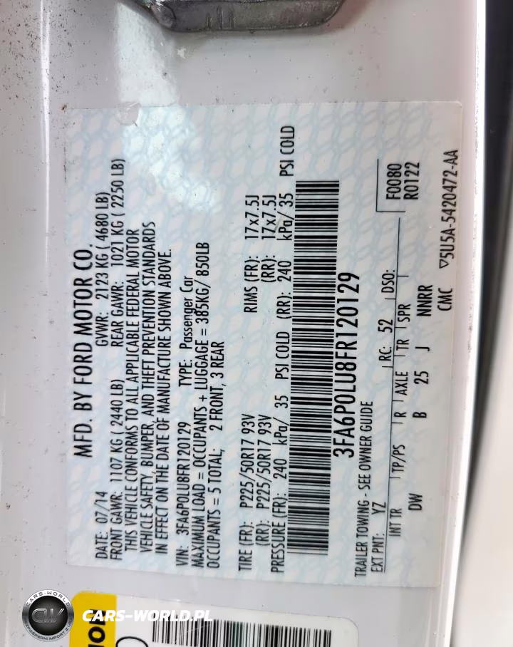 2015 Ford Fusion Se Hybrid VIN:3FA6P0LU8FR120129 - 12