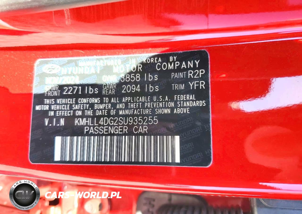2025 Hyundai Elantra Se VIN:KMHLL4DG2SU935255 - 12
