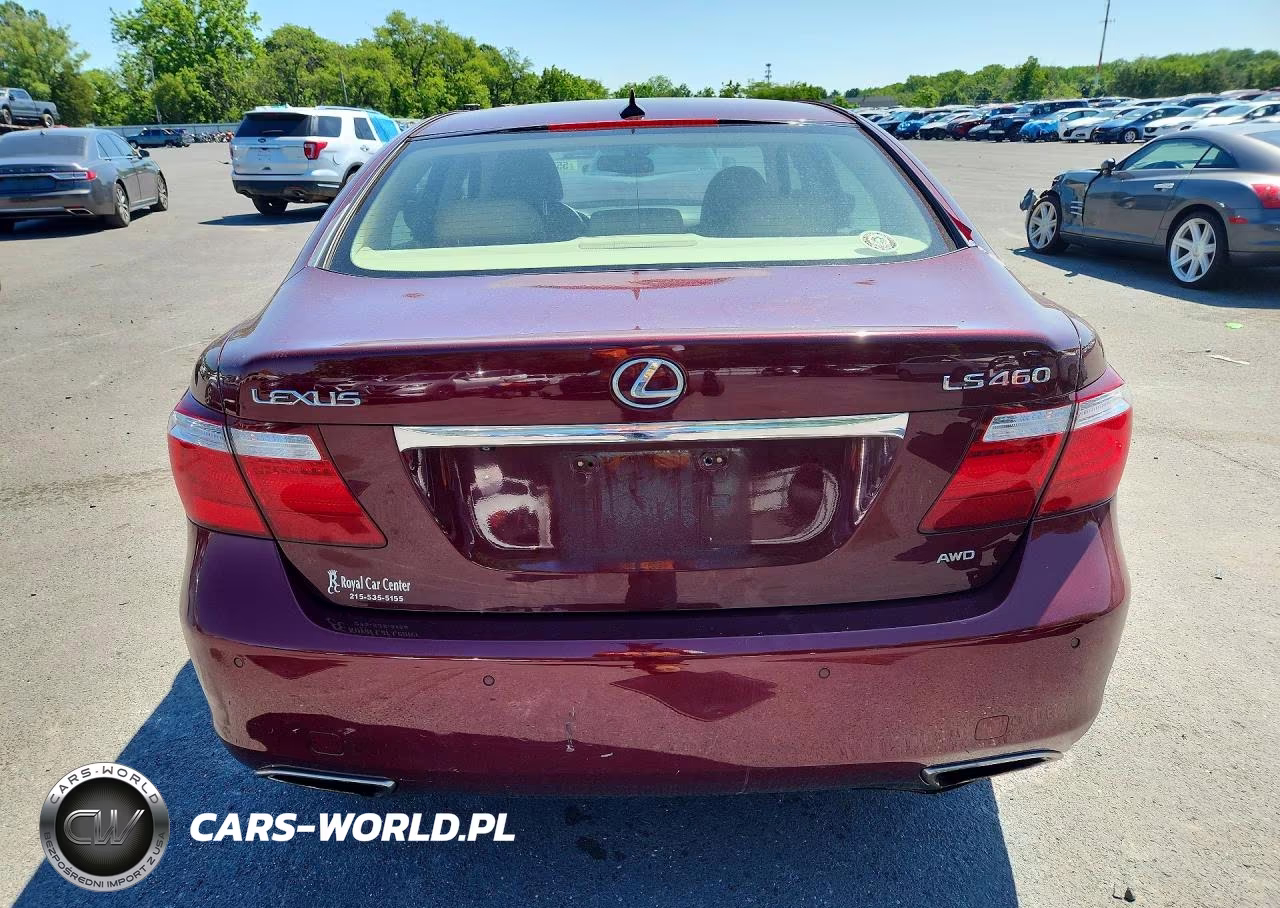 2009 Lexus Ls 460 VIN:JTHCL46FX95001727 - 6