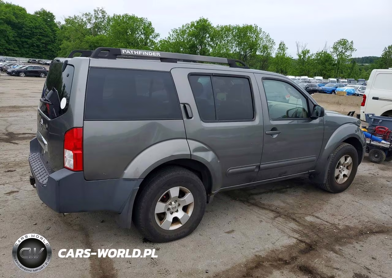 2007 Nissan Pathfinder S VIN:5N1AR18W57C619335 - 3