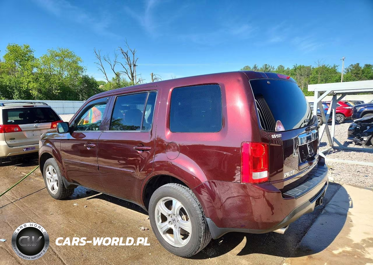 2012 Honda Pilot Exl VIN:5FNYF4H65CB071380 - 2