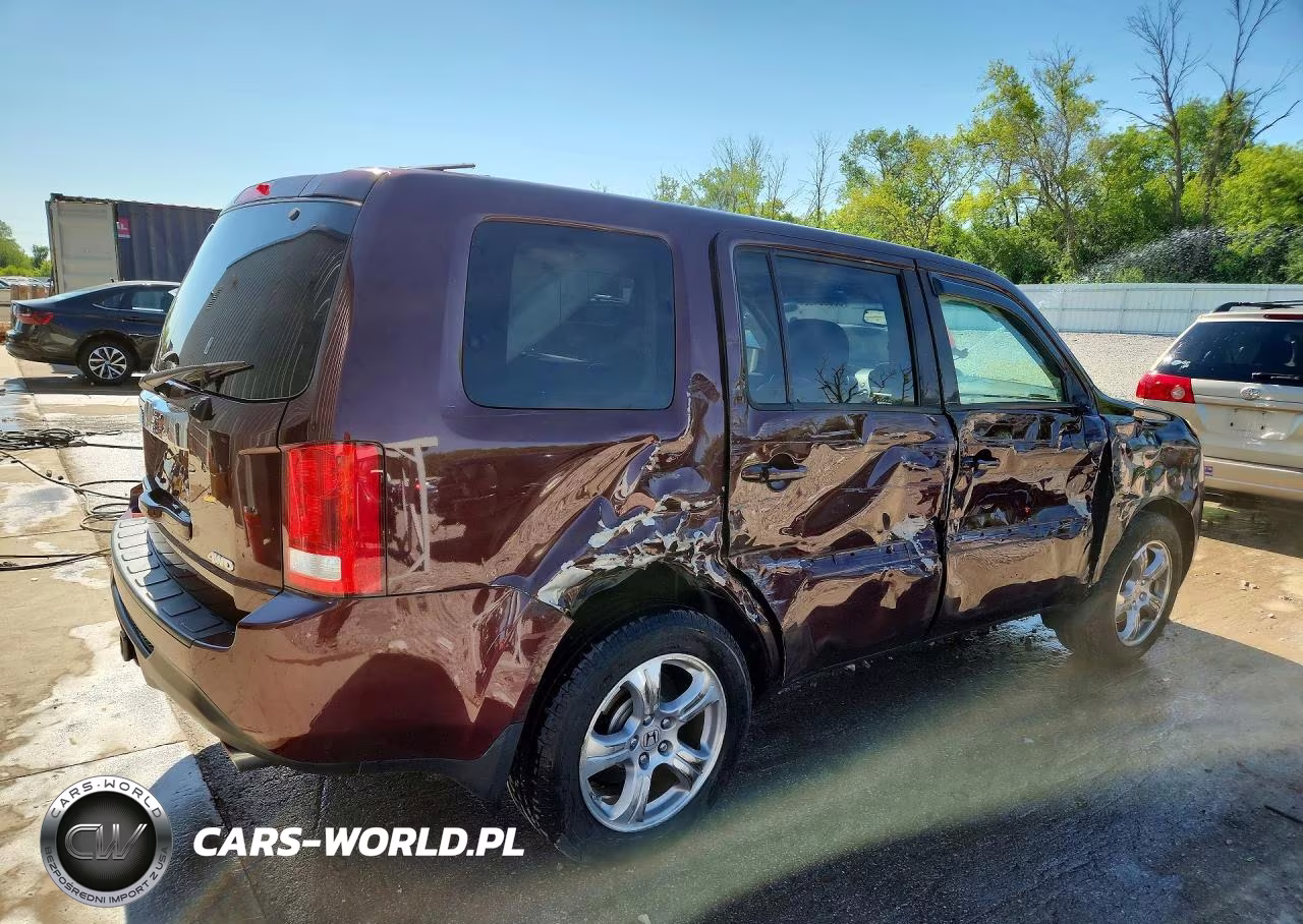 2012 Honda Pilot Exl VIN:5FNYF4H65CB071380 - 3