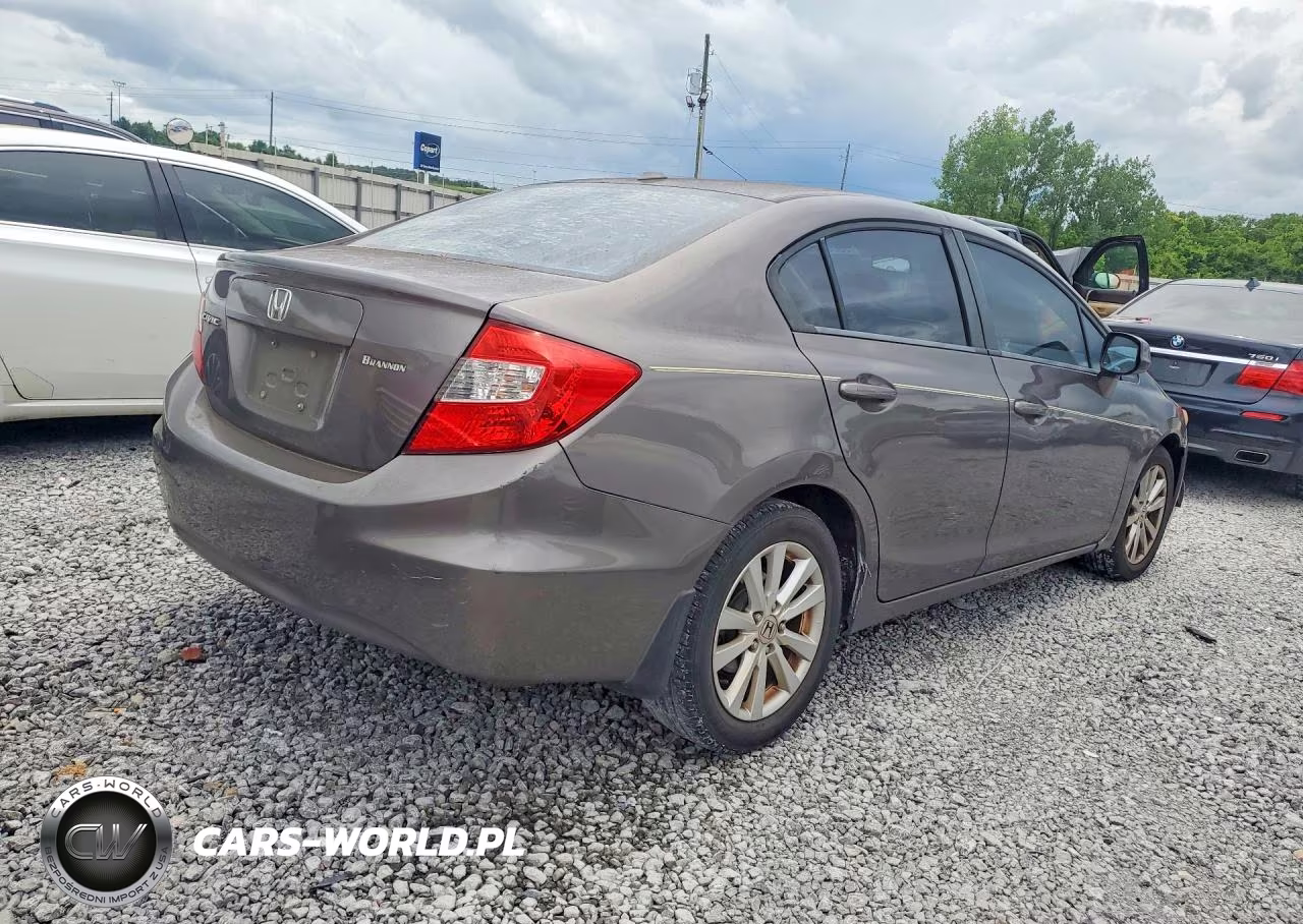 2012 Honda Civic Exl VIN:19XFB2F97CE048872 - 3
