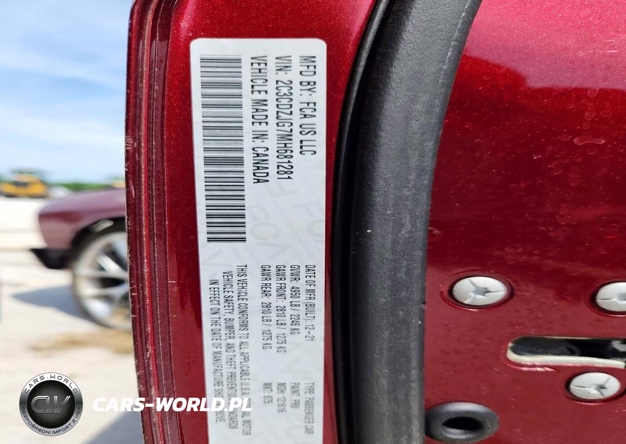 2021 Dodge Challenger Gt VIN:2C3CDZJG7MH681281 - 13