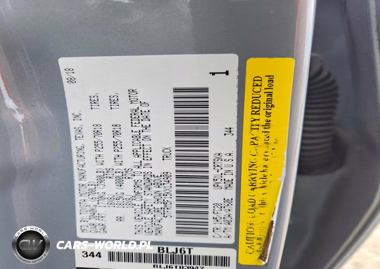2019 Toyota Tundra Sr5 VIN:5TFRM5F15KX134909 - 12