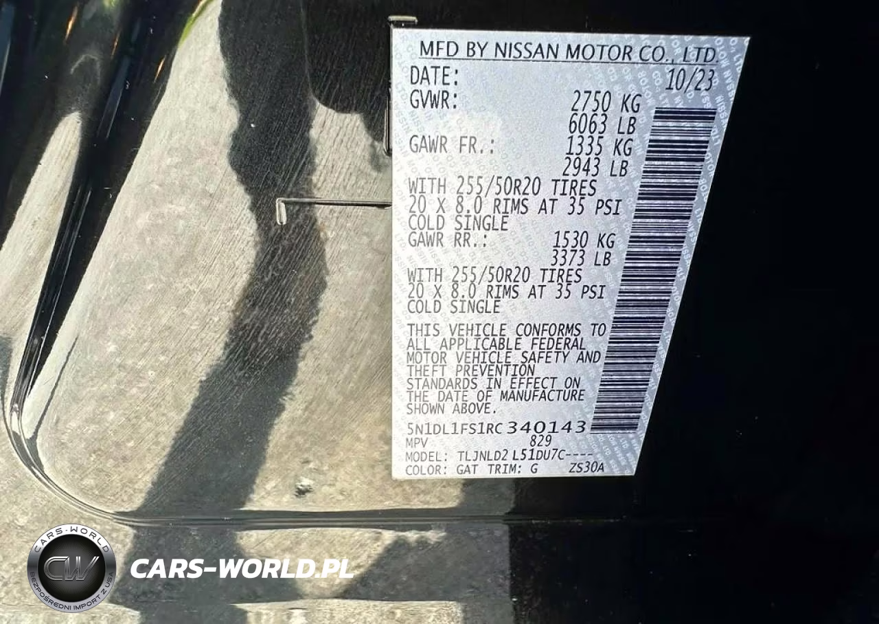 2024 Infiniti Qx60 Luxe VIN:5N1DL1FS1RC340143 - 10