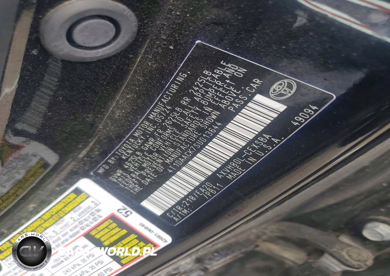 2025 Toyota Camry Se VIN:4T1DAACK7SU013644 - 12