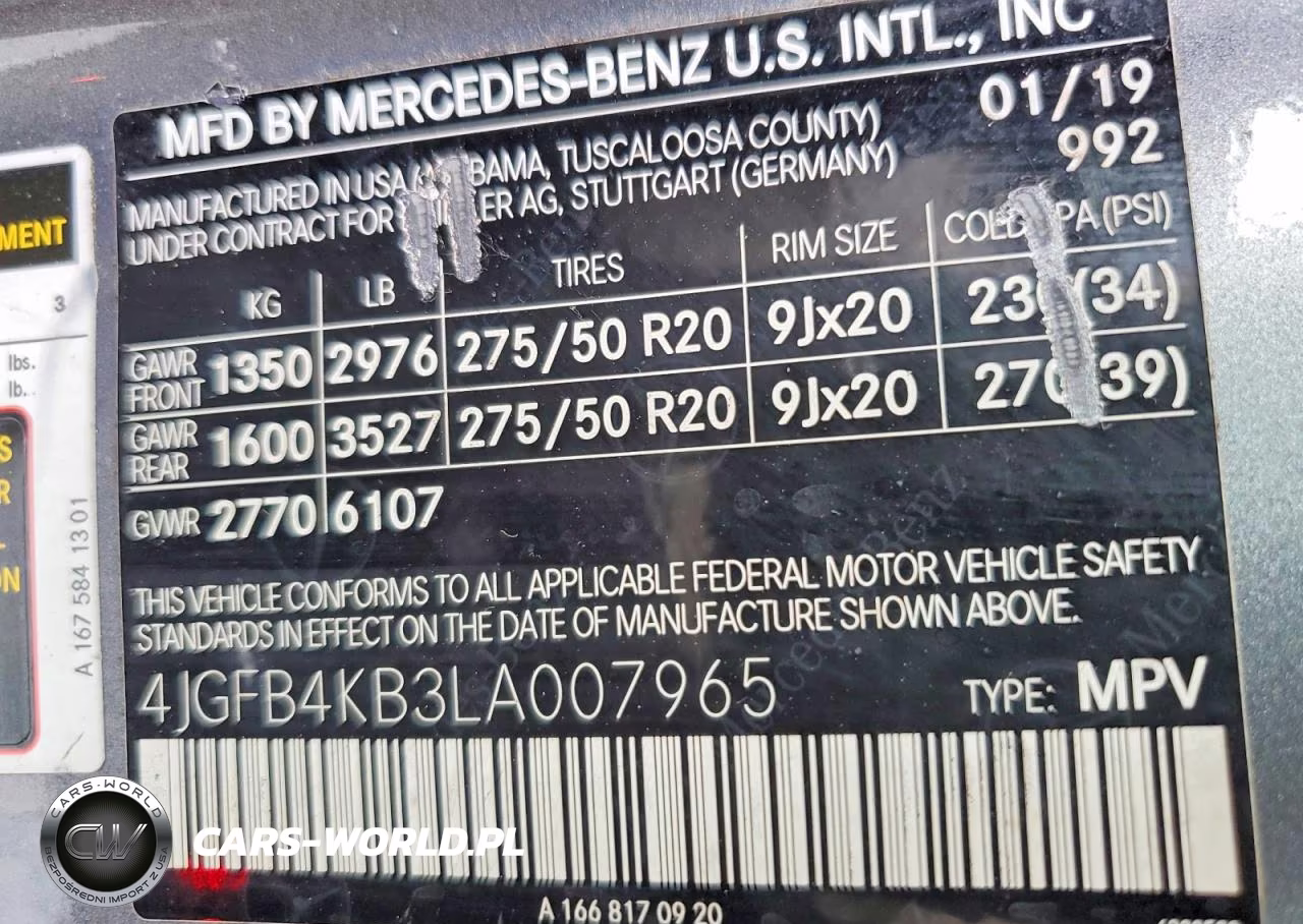 2020 Mercedes-Benz Gle 350 4Matic VIN:4JGFB4KB3LA007965 - 13