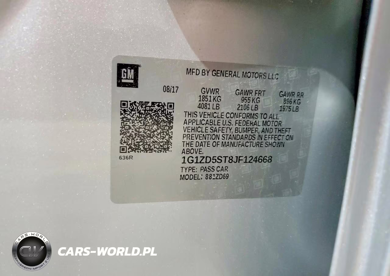 2018 Chevrolet Malibu Lt VIN:1G1ZD5ST8JF124668 - 12