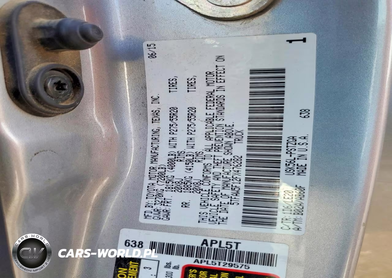2015 Toyota Tundra Platinum VIN:5TFAW5F12FX476282 - 12