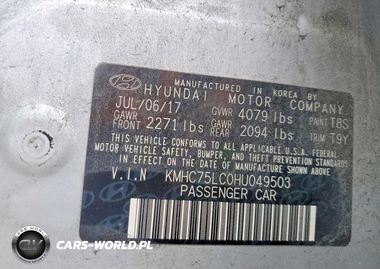 2017 Hyundai Ioniq Sel VIN:KMHC75LC0HU049503 - 12