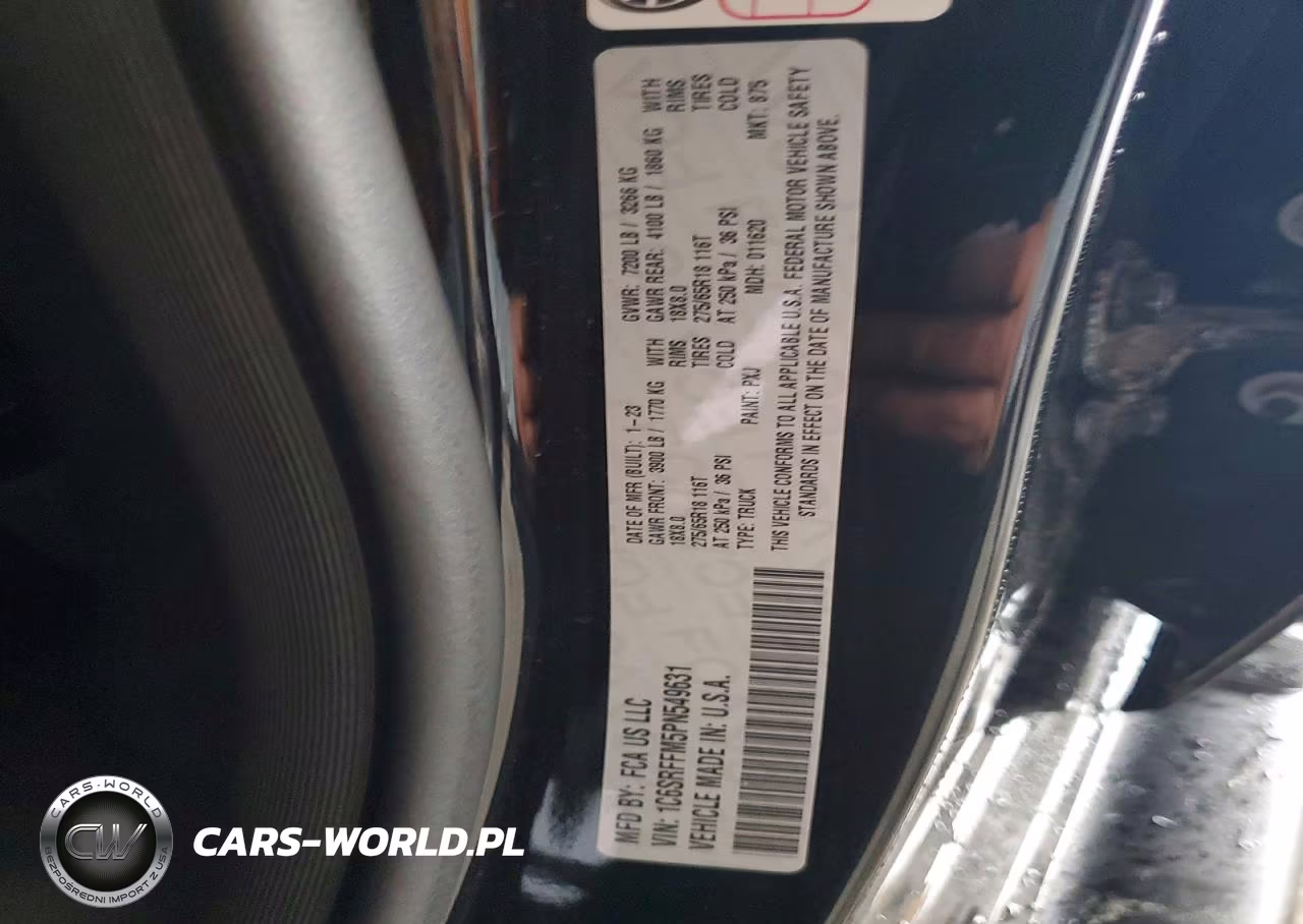 2023 Ram 1500 Big Horn VIN:1C6SRFFM5PN549631 - 12