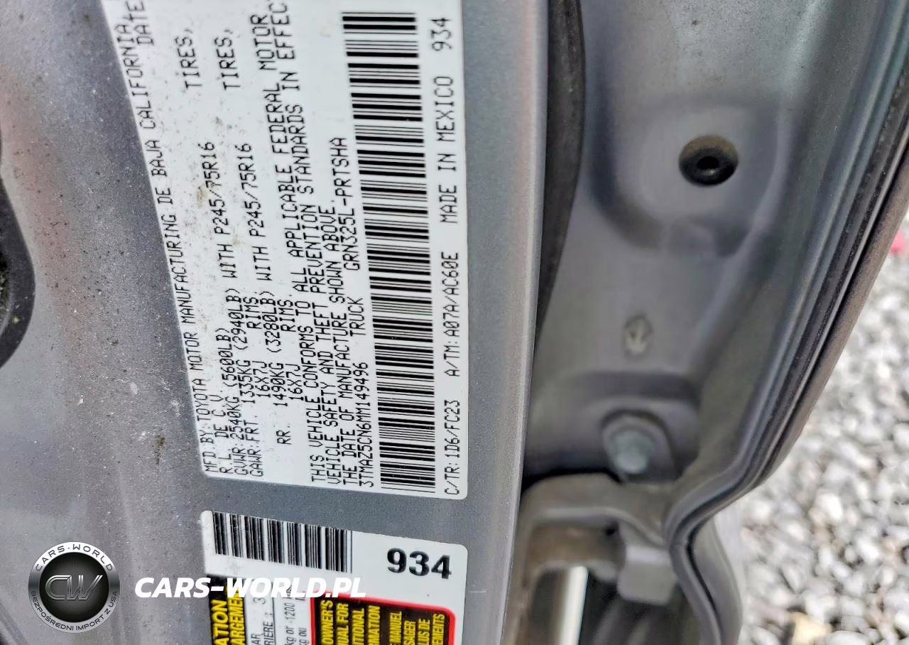 2021 Toyota Tacoma Sr5 V6 VIN:3TMAZ5CN6MM149496 - 12