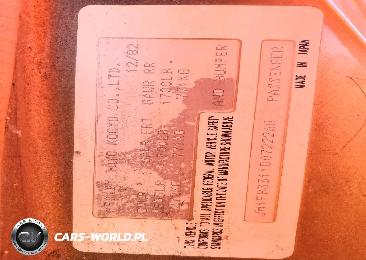 1983 Mazda Rx7 VIN:JM1FB3311D0722268 - 12