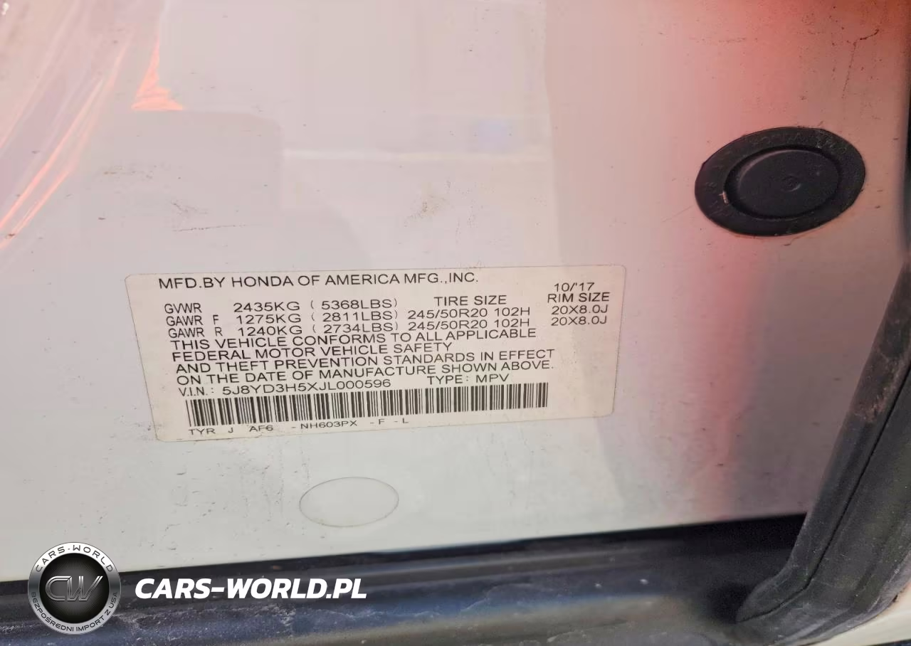 2018 Acura Mdx Technology VIN:5J8YD3H5XJL000596 - 12