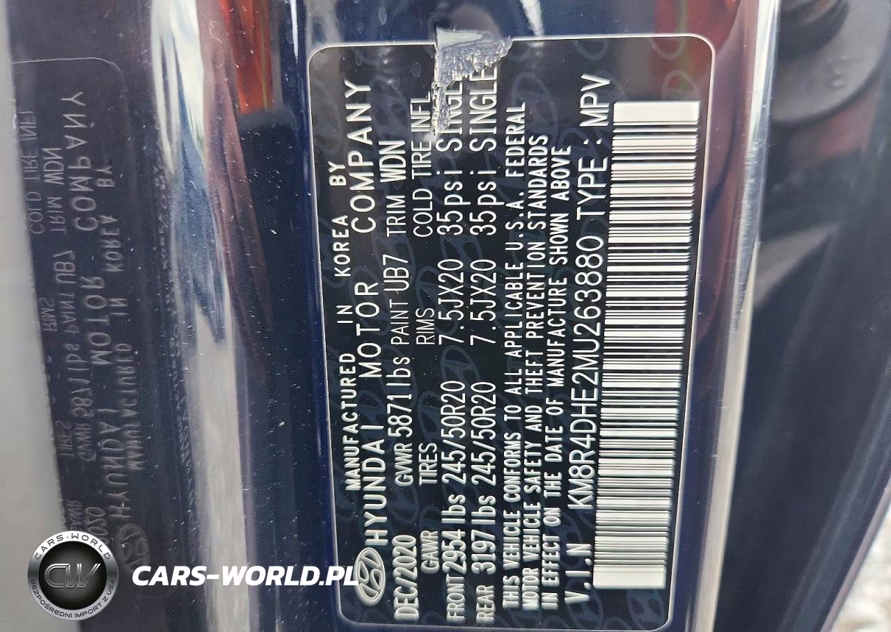 2021 Hyundai Palisade Sel VIN:KM8R4DHE2MU263880 - 13