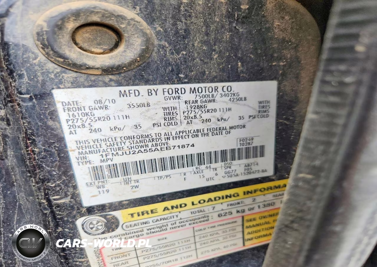 2010 Ford Expedition Limited VIN:1FMJU2A55AEB71874 - 13