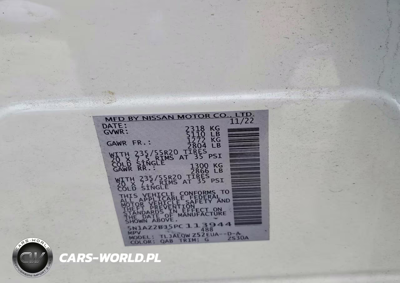 2023 Nissan Murano Sv VIN:5N1AZ2BJ5PC113944 - 14