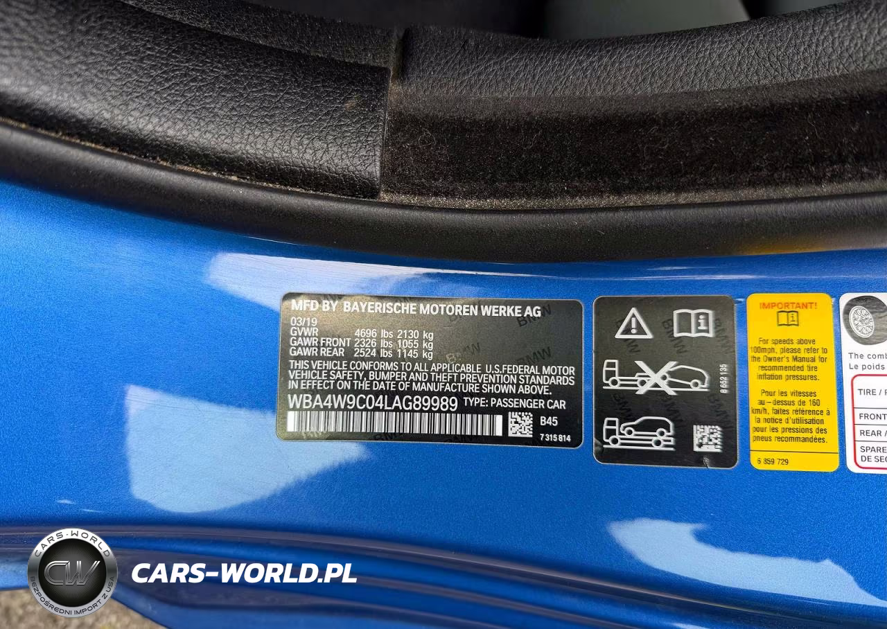 2020 BMW 440Xi VIN:WBA4W9C04LAG89989 - 10