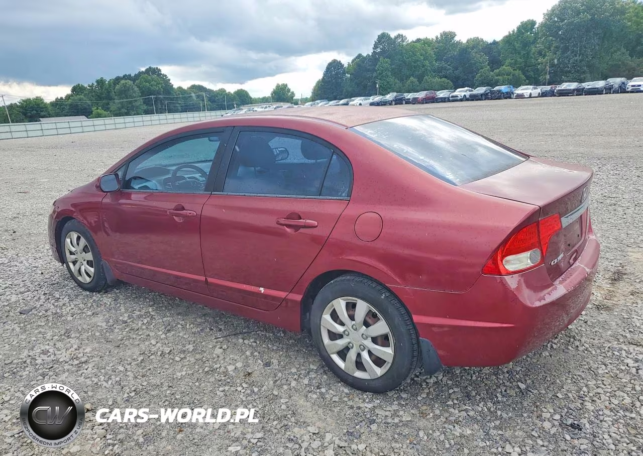 2009 Honda Civic Lx VIN:19XFA165X9E040722 - 2