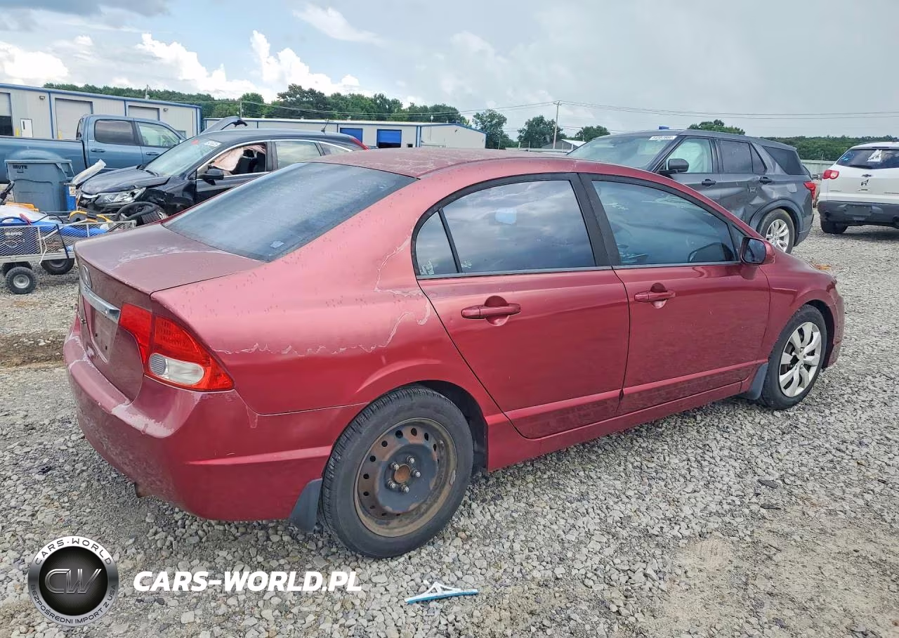 2009 Honda Civic Lx VIN:19XFA165X9E040722 - 3