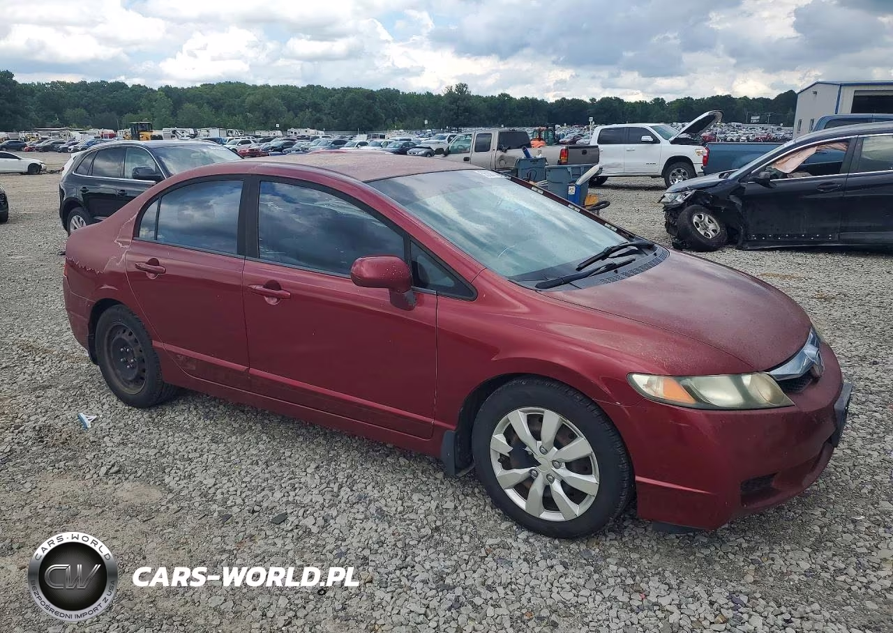 2009 Honda Civic Lx VIN:19XFA165X9E040722 - 4