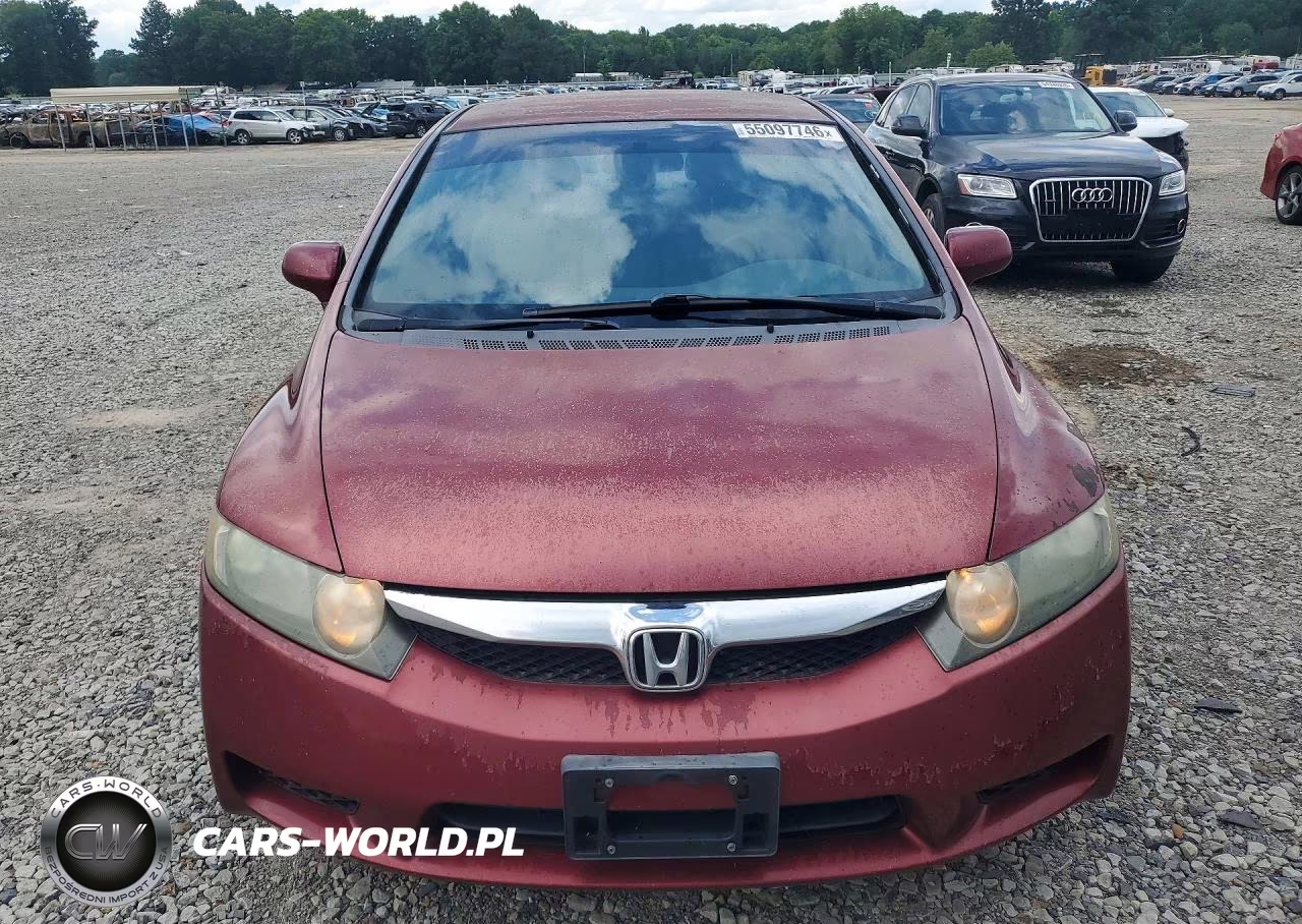 2009 Honda Civic Lx VIN:19XFA165X9E040722 - 5