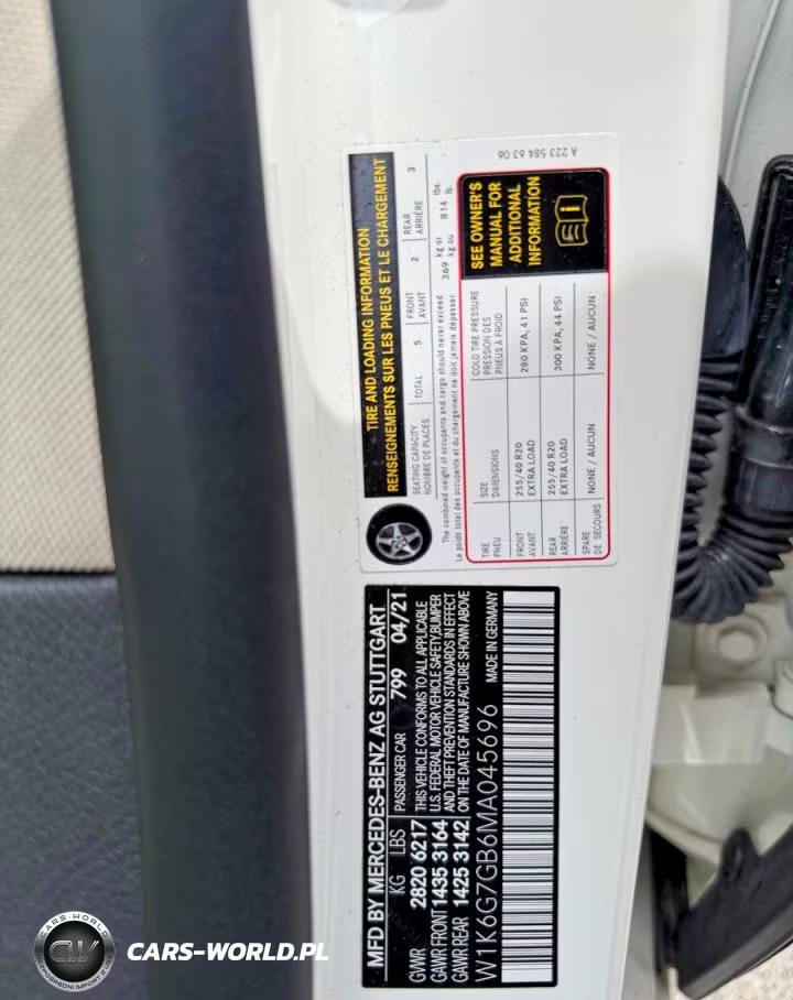 2021 Mercedes-Benz S 580 4Matic VIN:W1K6G7GB6MA045696 - 10