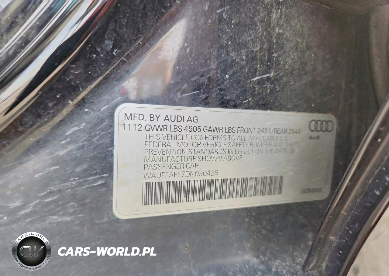 2013 Audi A4 Premium Plus VIN:WAUFFAFL7DN030425 - 12