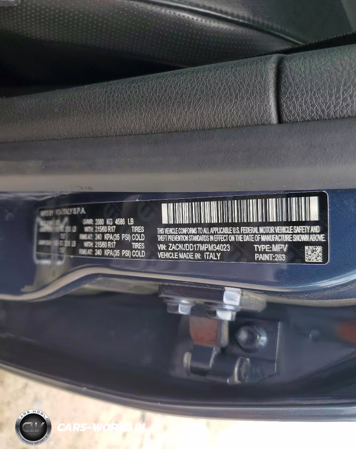 2021 Jeep Renegade Limited VIN:ZACNJDD17MPM34023 - 13
