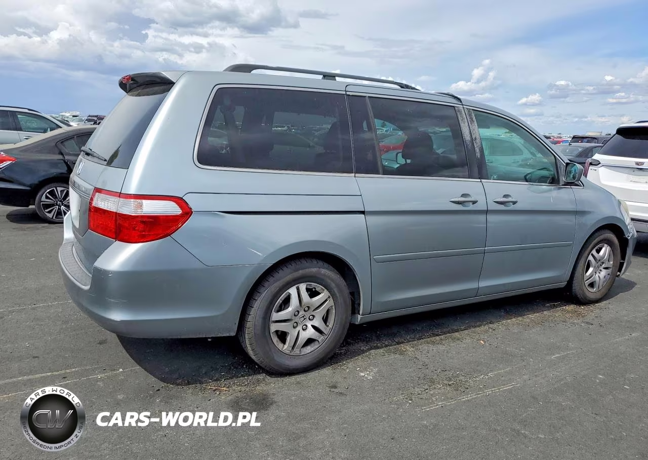 2007 Honda Odyssey Exl VIN:5FNRL38767B135965 - 3