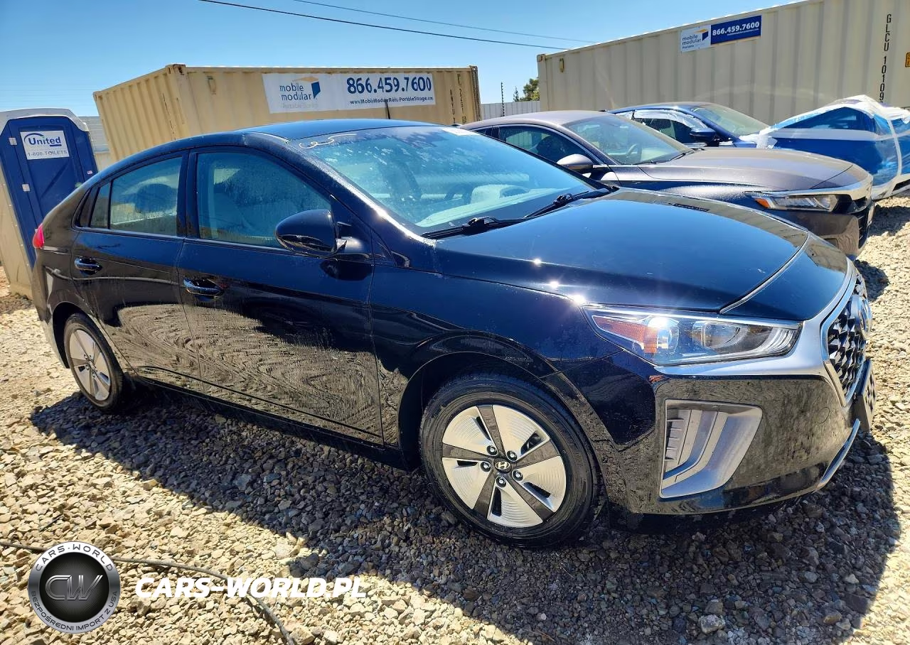 2021 Hyundai Ioniq Hybrid Blue VIN:KMHC65LC5MU245840 - 4