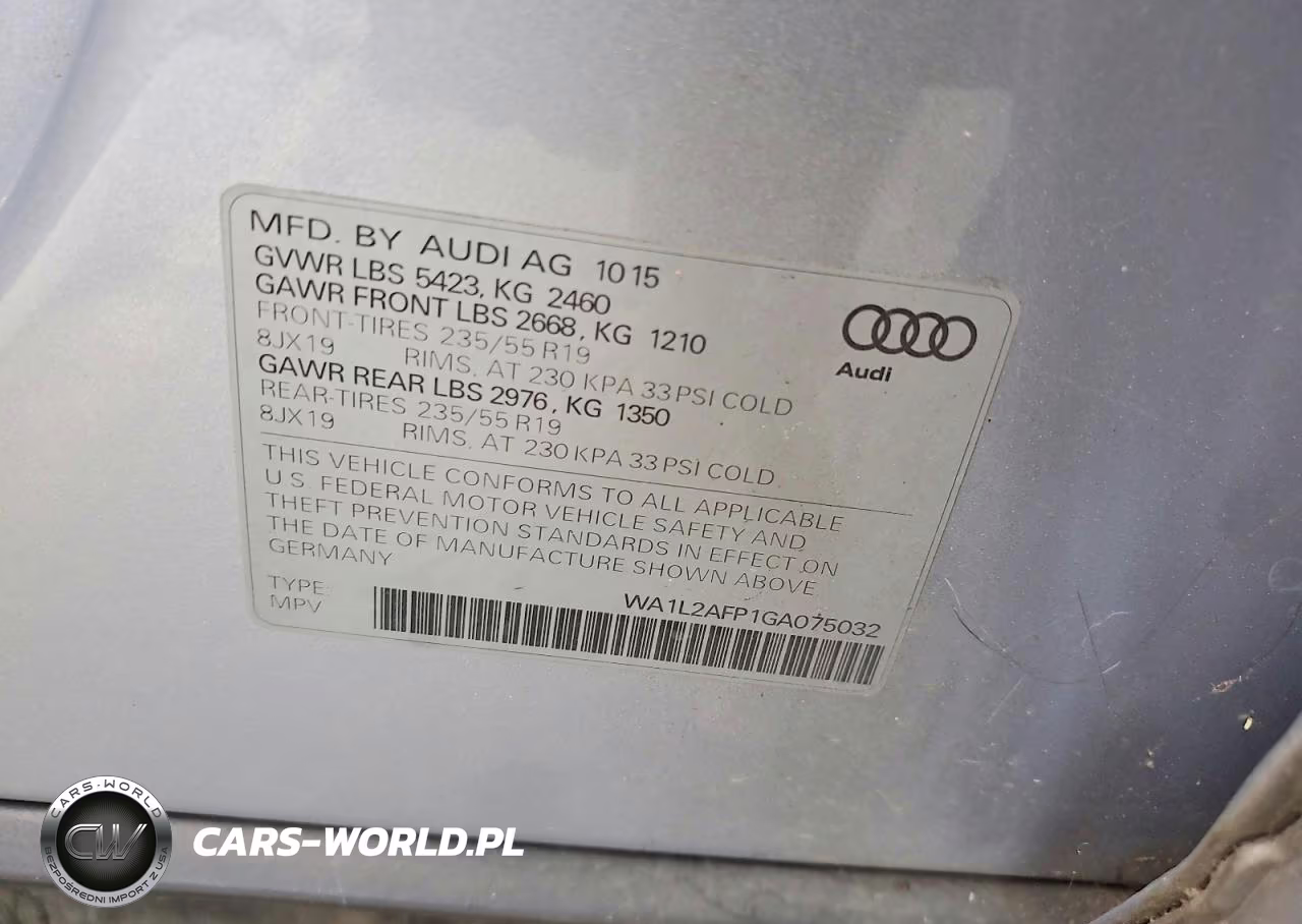 2016 Audi Q5 Premium Plus VIN:WA1L2AFP1GA075032 - 12