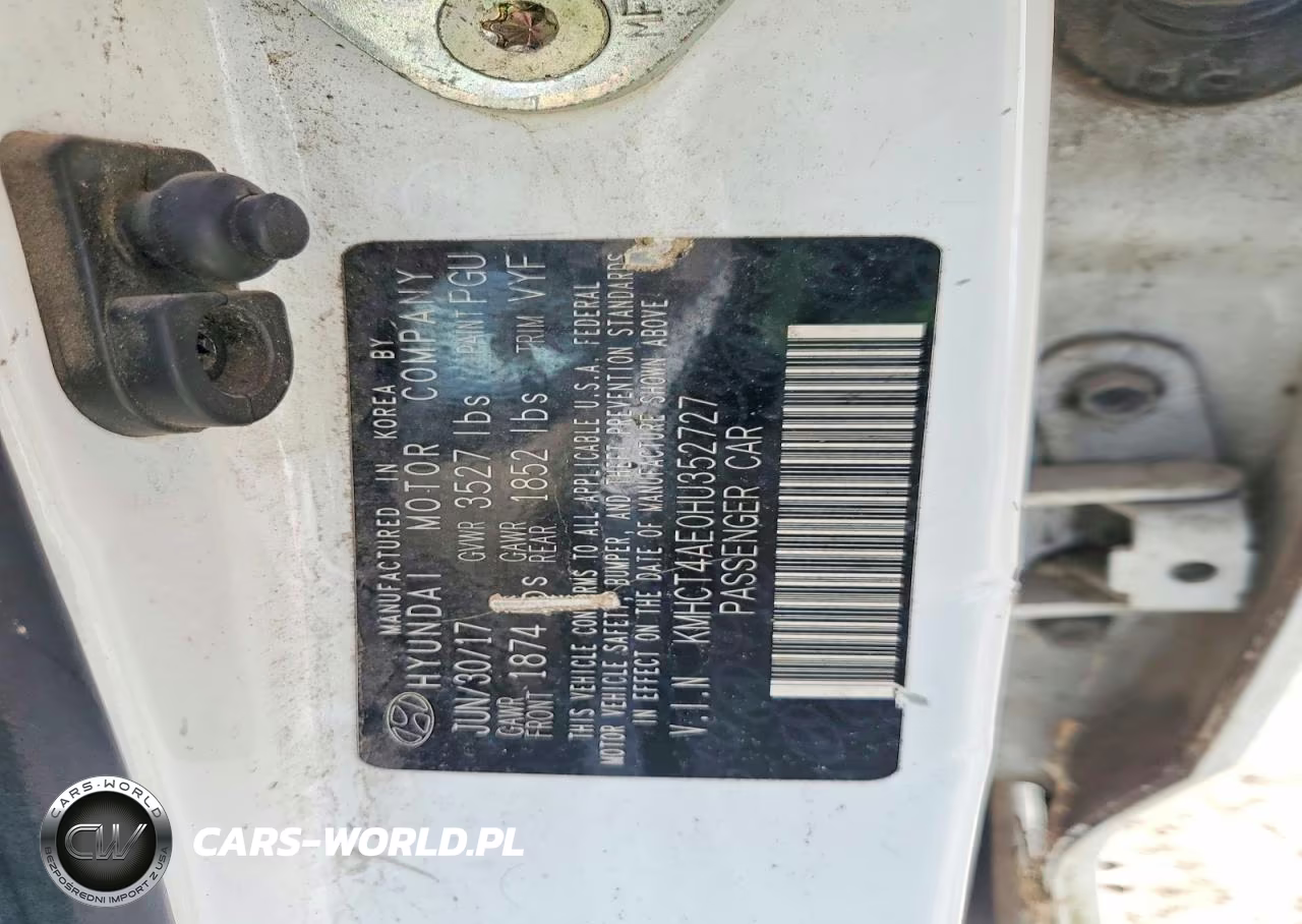 2017 Hyundai Accent Se VIN:KMHCT4AE0HU352727 - 12