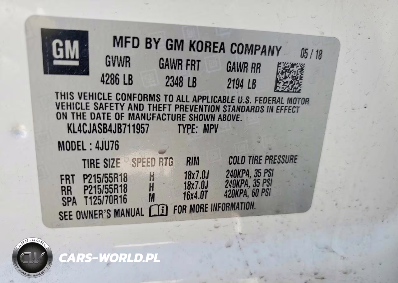 2018 Buick Encore Preferred VIN:KL4CJASB4JB711957 - 13