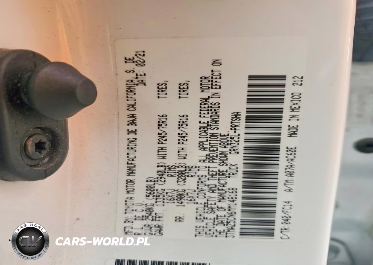 2021 Toyota Tacoma Sr5 V6 VIN:3TMAZ5CN6MM148168 - 12