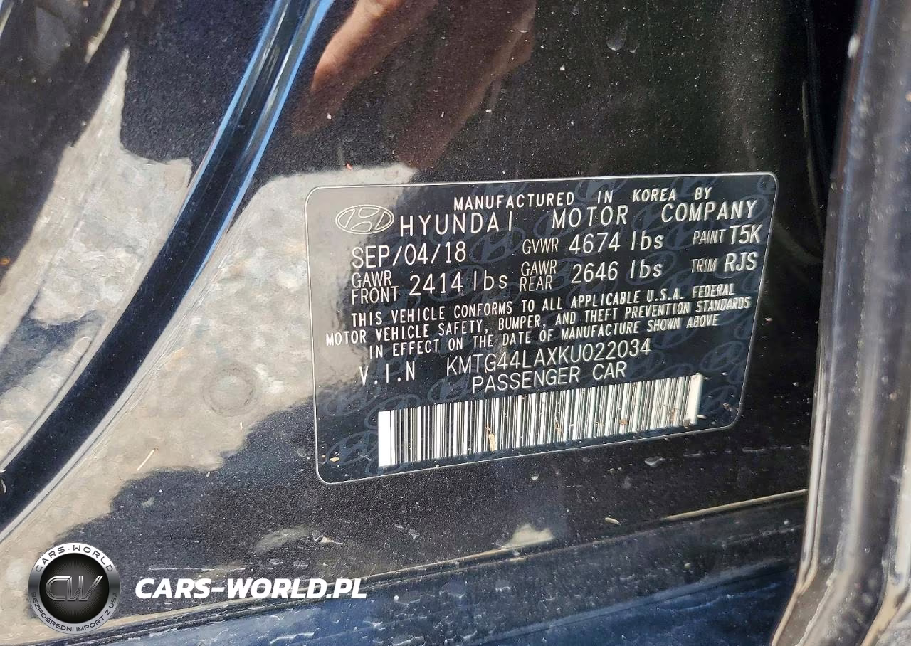 2019 Genesis G70 2.0T Advanced VIN:KMTG44LAXKU022034 - 12