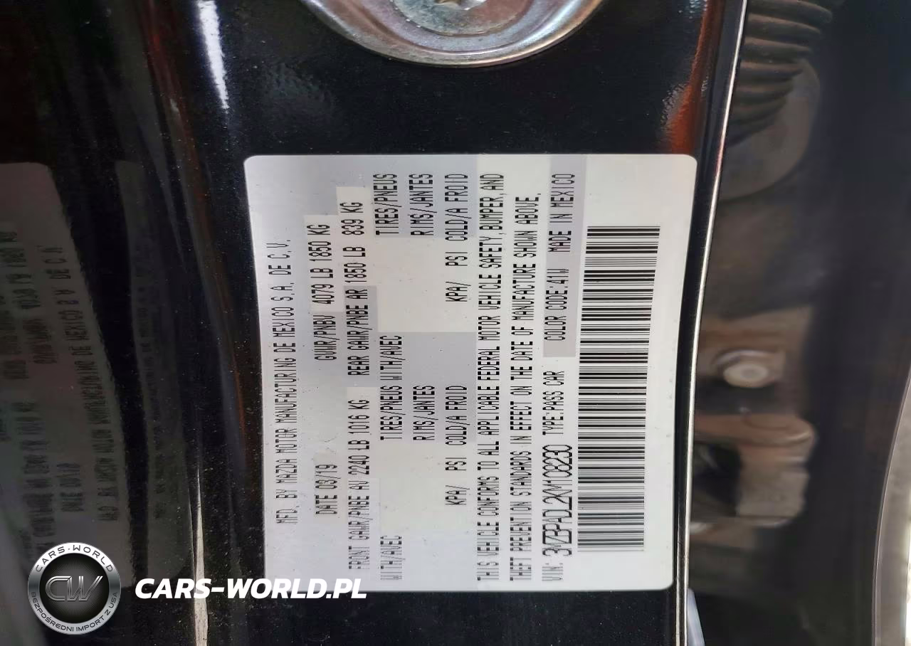 2019 Mazda 3 Preferred VIN:3MZBPADL2KM108230 - 13