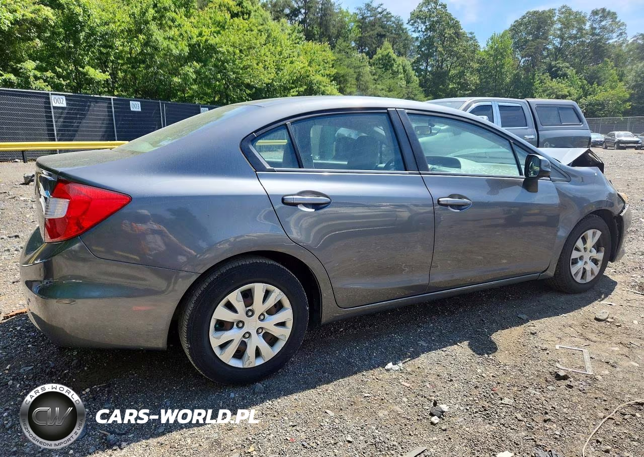 2012 Honda Civic Lx VIN:19XFB2F53CE387481 - 3