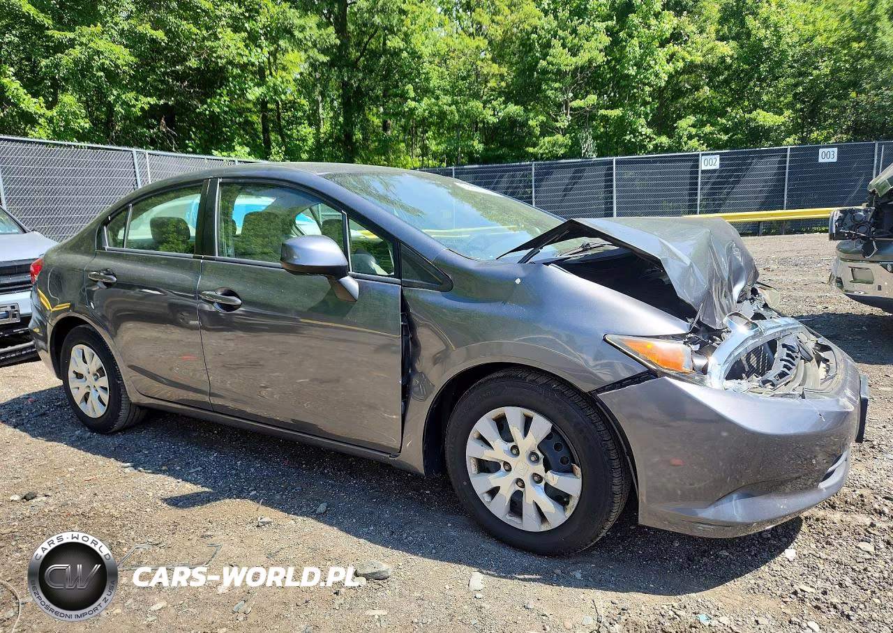 2012 Honda Civic Lx VIN:19XFB2F53CE387481 - 4