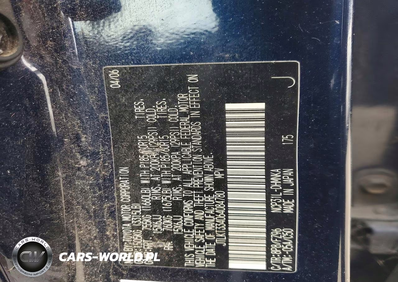 2006 Toyota Scion Xb VIN:JTLKT334064084780 - 12