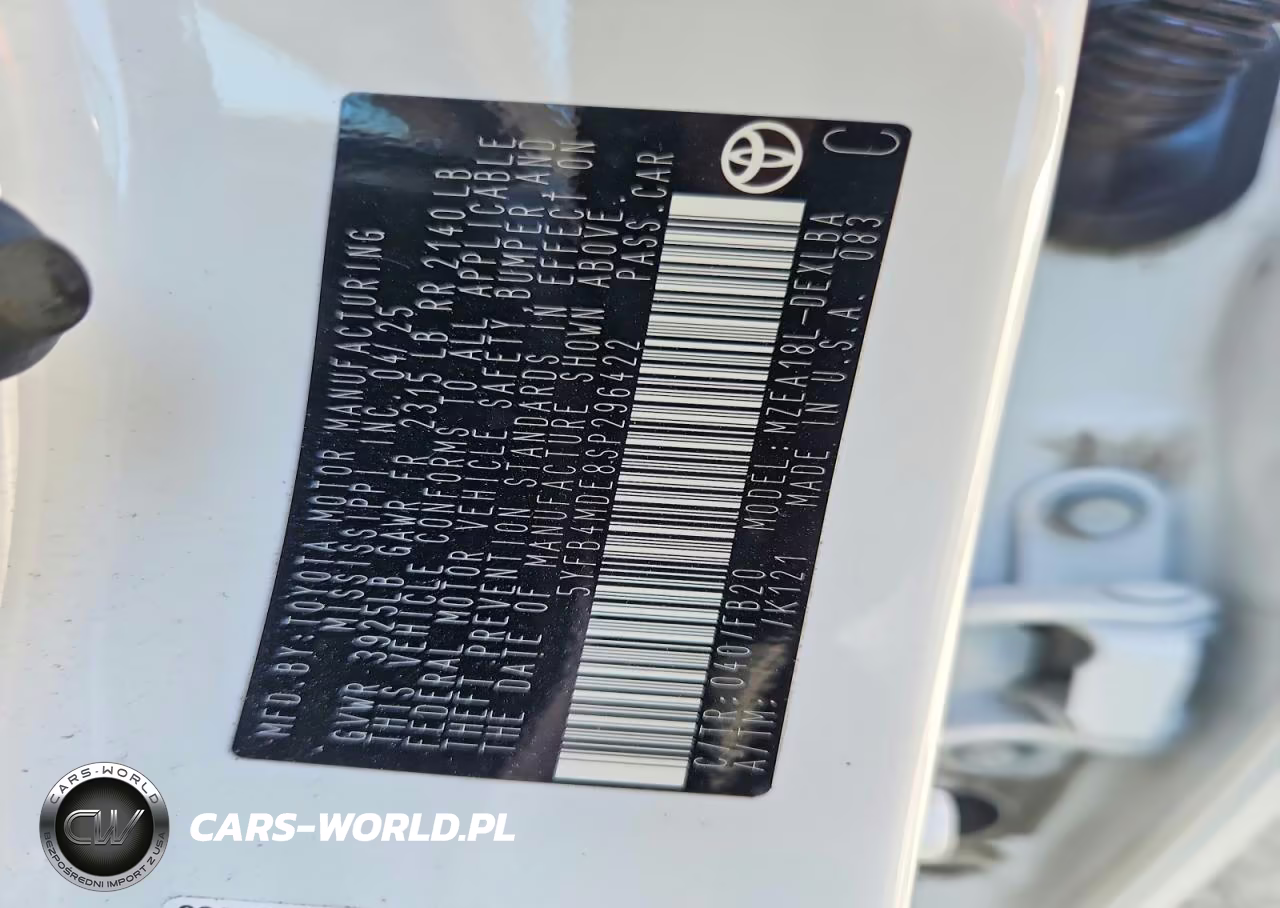 2025 Toyota Corolla Le VIN:5YFB4MDE8SP296422 - 12