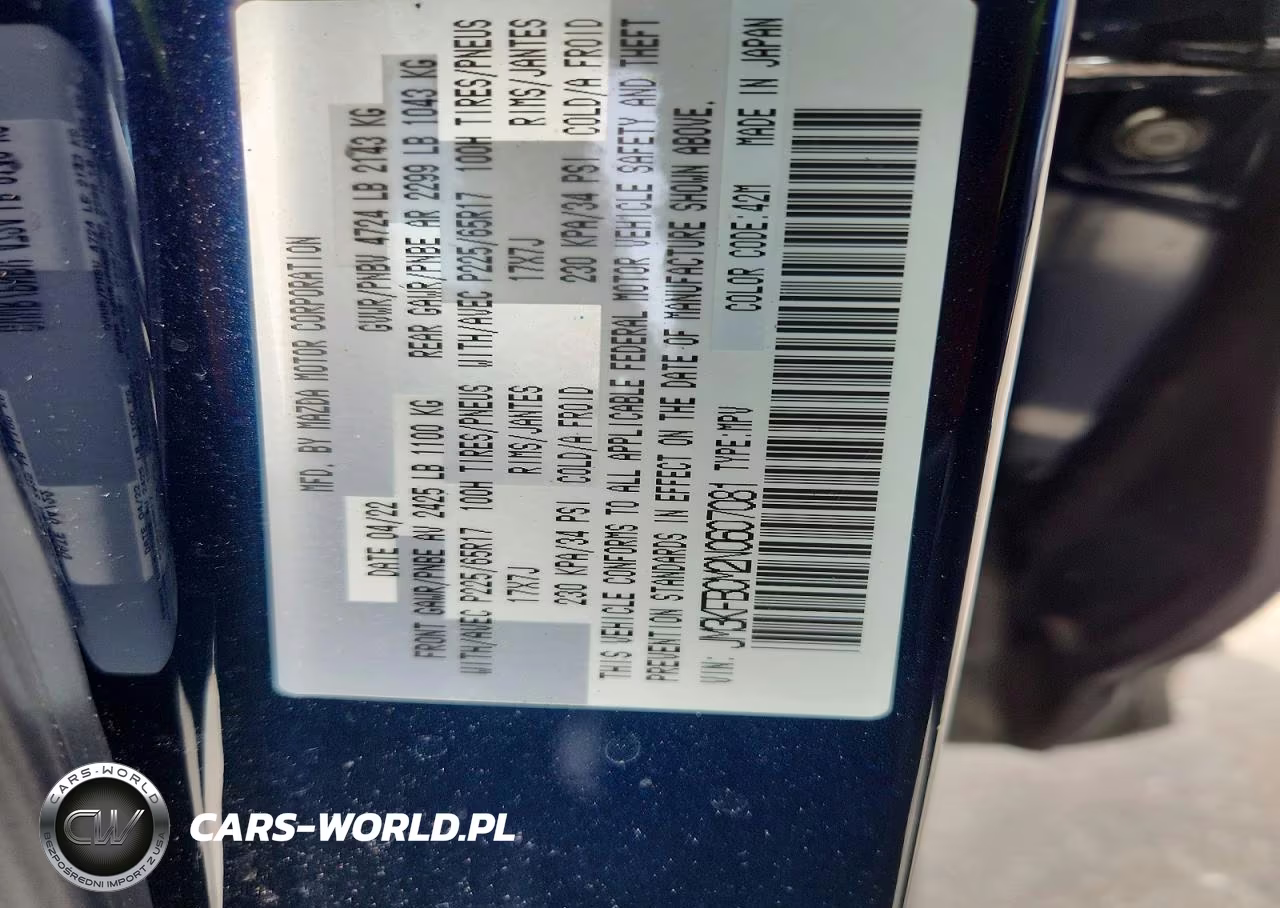 2022 Mazda Cx-5 Preferred VIN:JM3KFBCM2N0607081 - 12
