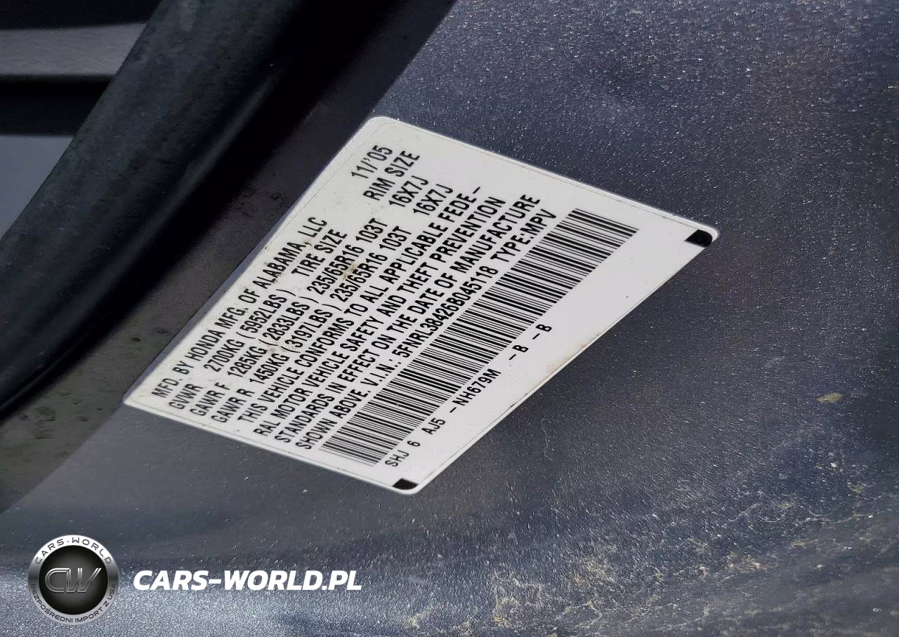 2006 Honda Odyssey Ex VIN:5FNRL38426B045118 - 13