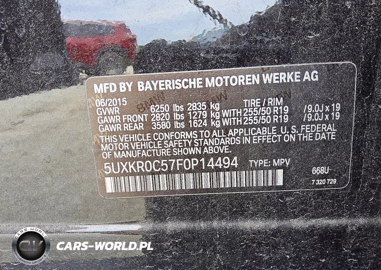2015 BMW X5 xDrive35I VIN:5UXKR0C57F0P14494 - 12